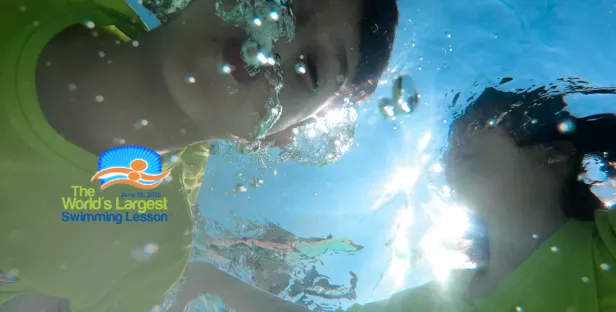 World Largest Swimming Lesson